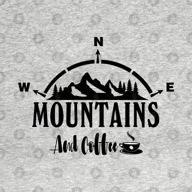 Mountains and Coffee by abbyhikeshop